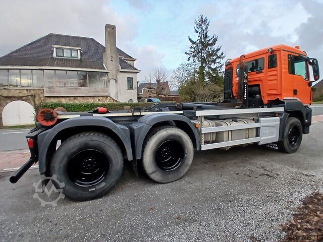 Haakarm vrachtwagen MAN TGS 26.460  6x4 containersysteem id 67