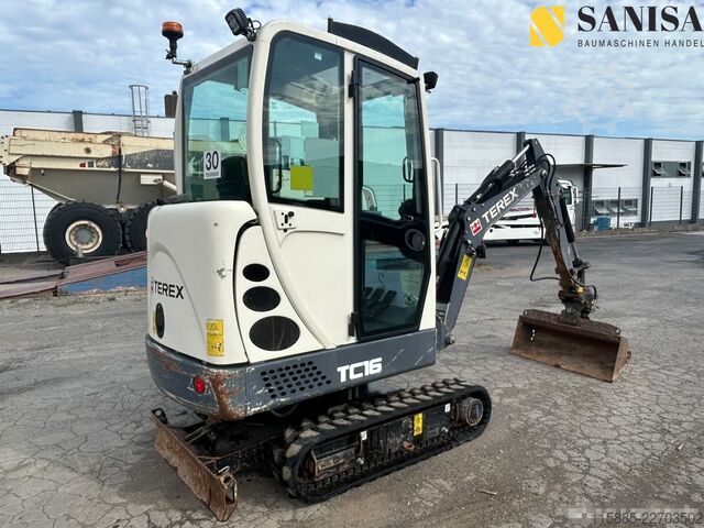 Minibagger Terex TC16/SW/Schwenklöffel/2228 Std.