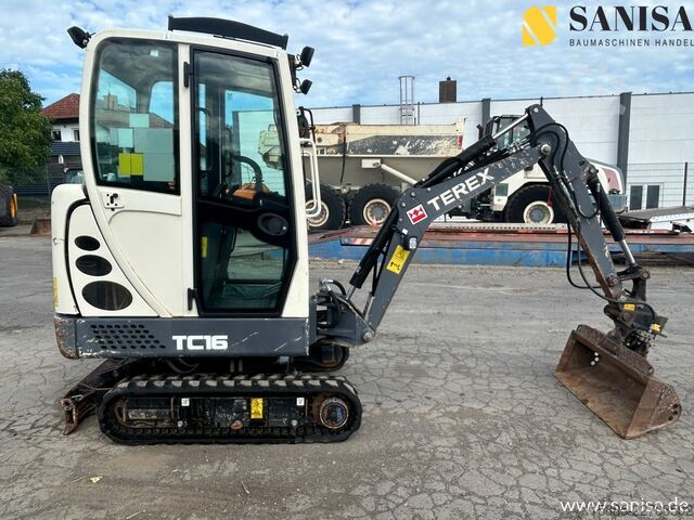 Minibagger Terex TC16/SW/Schwenklöffel/2228 Std.