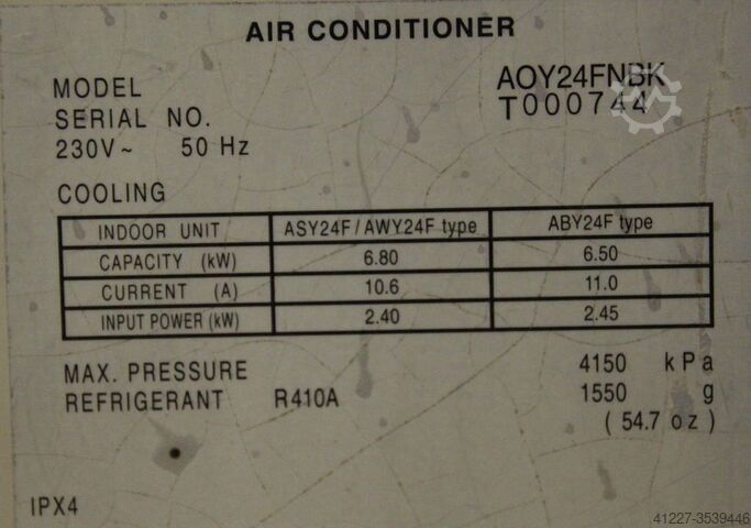 Légkondicionáló Fujitsu R410A