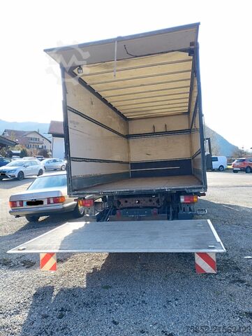 Dobozos teherautó Iveco ML 75E18 EUROCARGO Koffer Ladebordwand