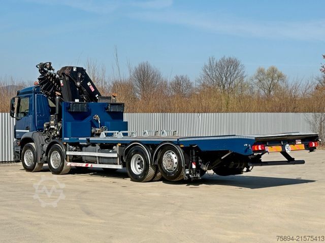 Autolaadkraan MERCEDES-BENZ AROCS 3246 * HIAB 477 F-7 HIPRO + FUNK / 8x2!