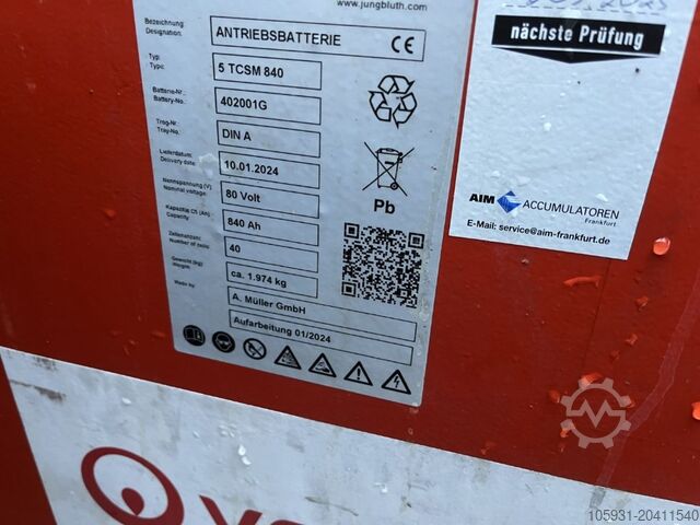 Electric 4-wheel forklift Linde E35HL-02