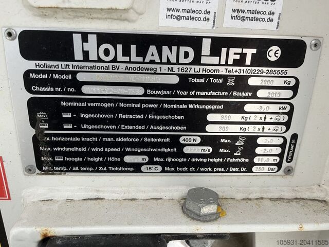 Scissor Lifts Holland-Lift ECOSTAR HL-11812