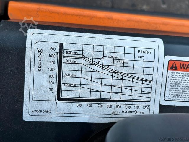 Voorlader vorkheftruck DOOSAN BR16R-7 Elektro Frontstapler mit Ladegerät
