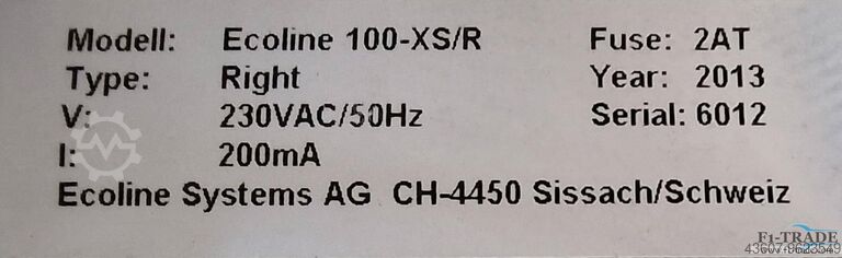 Macchina etichettatrice EcoLine 100-XSR