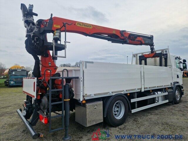 Düz kasa kamyon Scania G370 Kran PK15001L nur 188.707 Km. 1. Hand