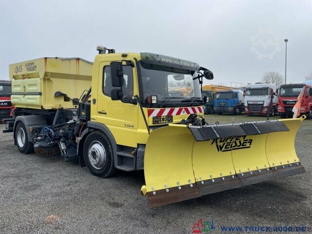 Οδοκαθαριστικό μηχάνημα Mercedes-Benz 1524 Winterdienst - Streuer - Kehrmaschine 1.Hd