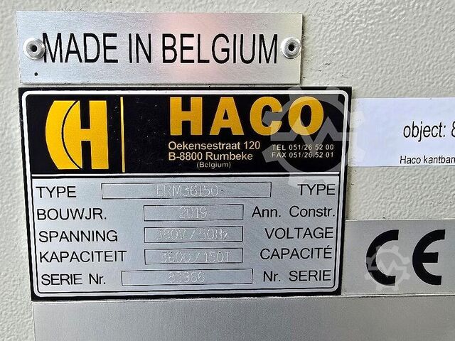 Press brake Haco ERM 36150