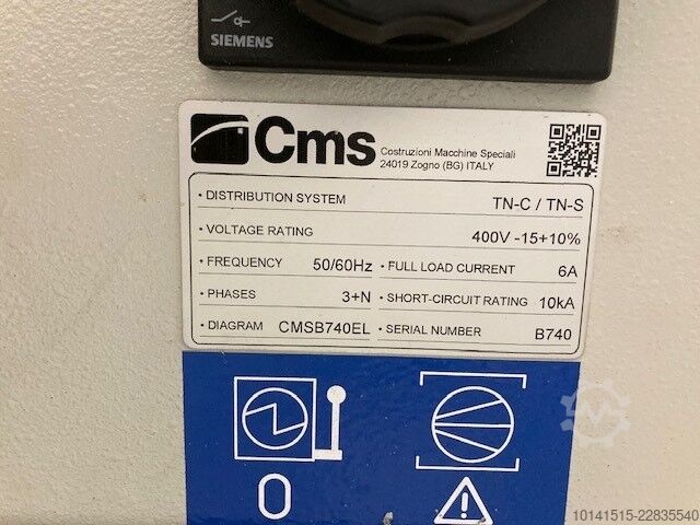 Centro de mecanizado CMS Tecnocut Smartline