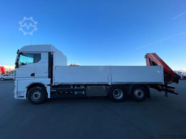 Laadplatform MAN TGX 26.480 6x2-4 LL Baustoff-Pritsche FASSI / P...