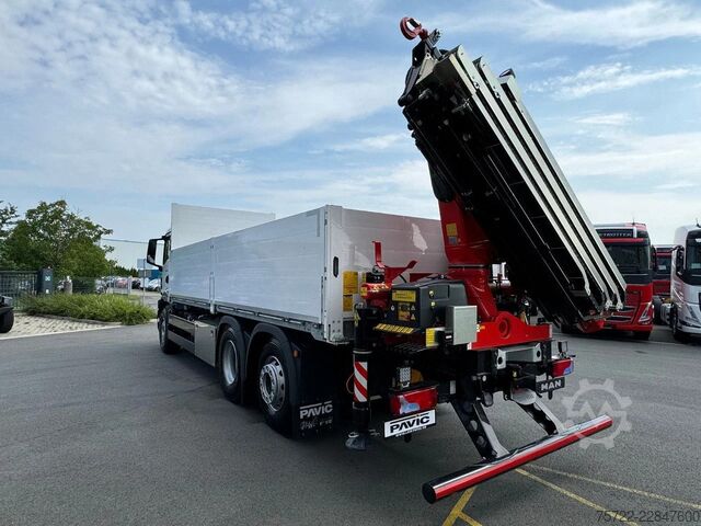 Πλατφόρμα φόρτωσης MAN TGS 26.480 6x2-4 Luft / Luft Baustoff-Pritsche ...