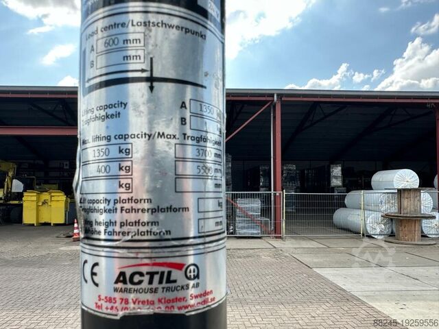 VS-22201 Transpallet elettrico triplex con operatore a bordo 5500mm BJ2020 ACTIL SV13