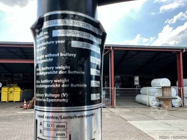 VS-22201 Transpallet elettrico triplex con operatore a bordo 5500mm BJ2020 ACTIL SV13