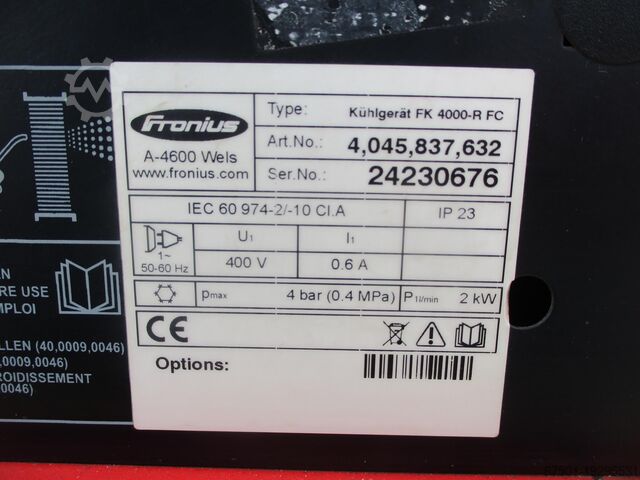 Unidad de soldadura FRONIUS TPS 4000  (3185)