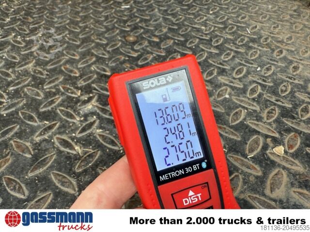 Otevřený návěs s plachtou Koegel SN 24-1, Liftachse, Edscha