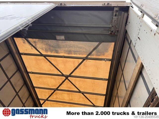 Otevřený návěs s plachtou Koegel SN 24-1, Liftachse, Edscha