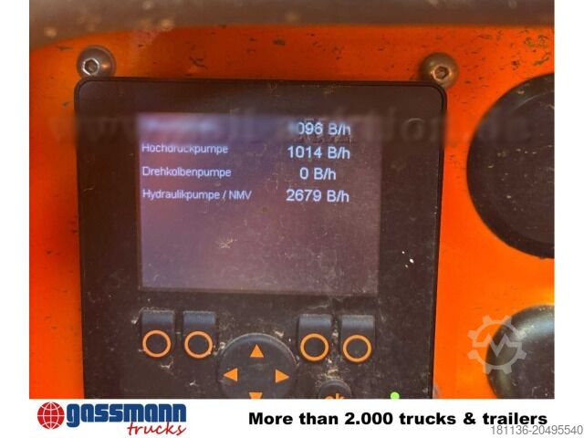 Barredora de calzadas Scania G 320 4x2, Müller Vacumaster ca. 5,5m³, Funk