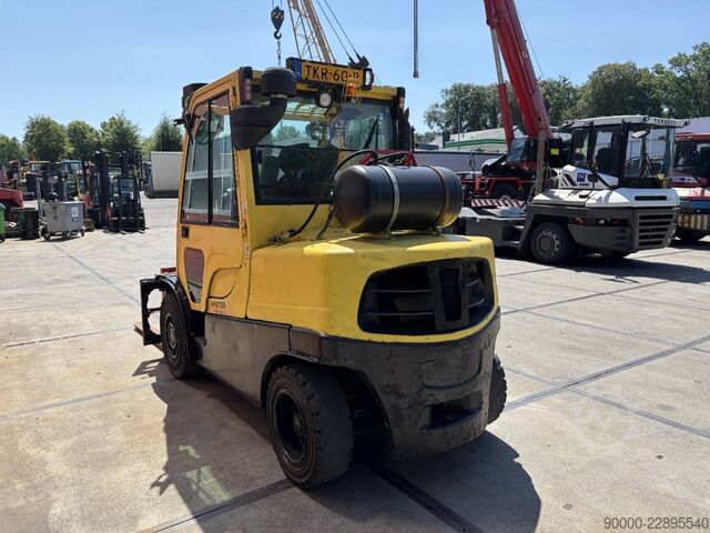 Gaffeltruck Hyster H 4.50 FT 4500kg LPG TRIPLO sideshift /spreader