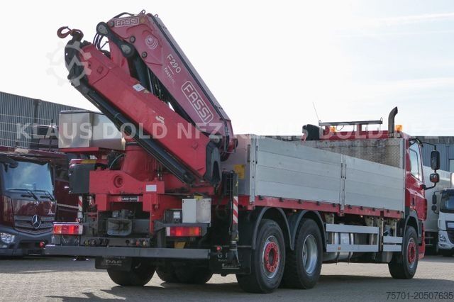 Vrachtauto met open laadbak DAF CF 85.460 6x2 Pritschen Fassi Kran Funk Euro 5