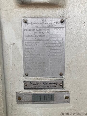 Tokarka uniwersalna WMW DLZ 800 III