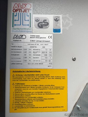 Système d'extraction mobile, dépoussiéreur ALKO AL-KO Mobil Power JET 300