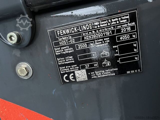 Περονοφόρα ανυψωτικά LPG Linde H25T-02