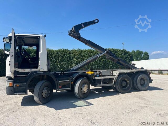 Autocamion cu cârlig pentru containere SCANIA SCANIA G450 SCARRABILE 8X4