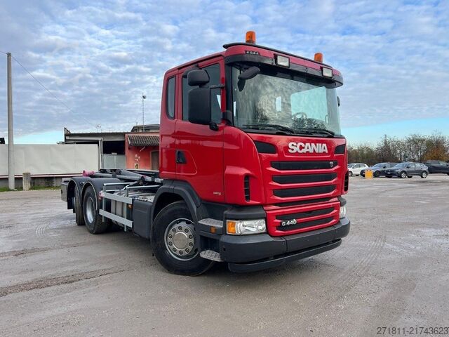 Autocamion cu cârlig pentru containere SCANIA SCANIA G440 SCARRABILE 6X2