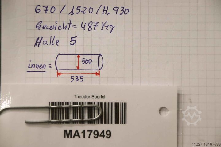 Natte mixer met keramische trommel 100 liter KWH VEB 284157521