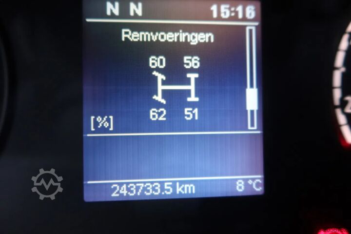 Kufr Scania P250 Bak+ Klep Dhollandia 1500 kg. Black line