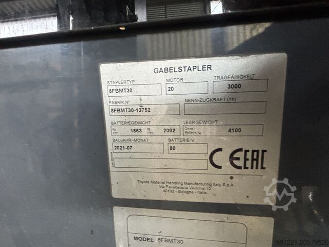 Elektrisch – 4 Räder Toyota 8FBMT30