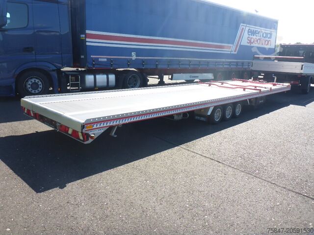 Remolque transportador de automóviles Fitzel DUO 35-21/83 Tridem Seilwinde