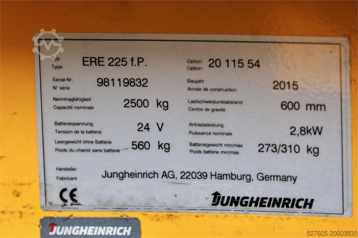 Pallevogn Jungheinrich ERE 225