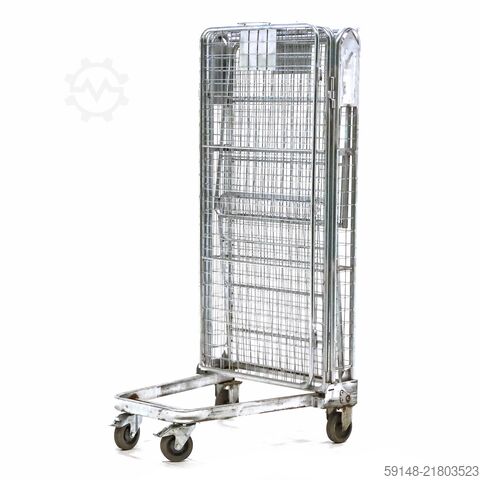 Gebrauchte Anti-Diebstahl Rollbehälter A-Gestell, nestbar, L: 840, B: 730, H: 1700 (mm). Kruizinga 98-6039GB