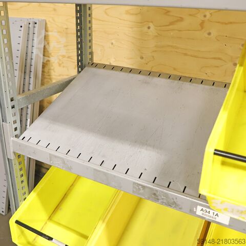 Gebruikte Stellingen met bakken combinatieset aanbouwsectie  - B:1370 x D:560 x H:1640mm - Kruizinga 98-628GB-AB