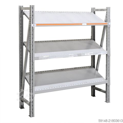 Rayonnages à tablettes d’occasion, structure de base, largeur : 1400 mm, profondeur : 560 mm, hauteu Kruizinga 98-632GB-S1