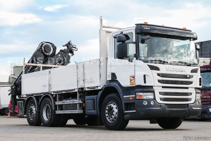 Valník SCANIA P 400 Pritsche Kran HIAB Funk Lift-/Lenkachse