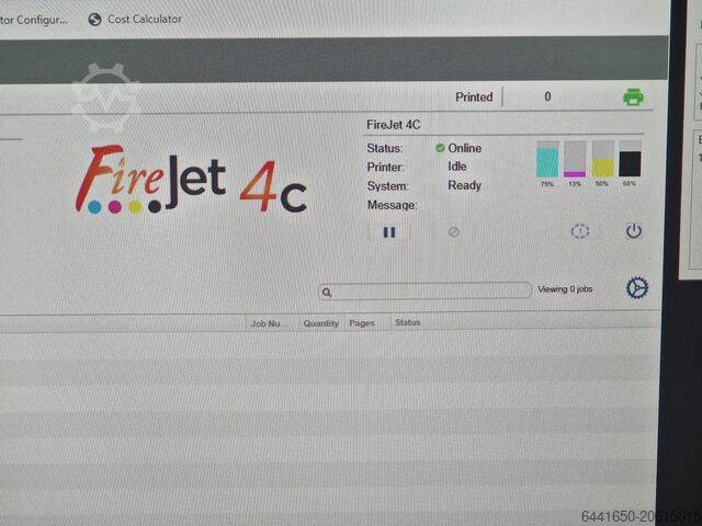 4-kleuren enveloppen drukmachine Kirk-Rudy FireJet 4c Inkjet System