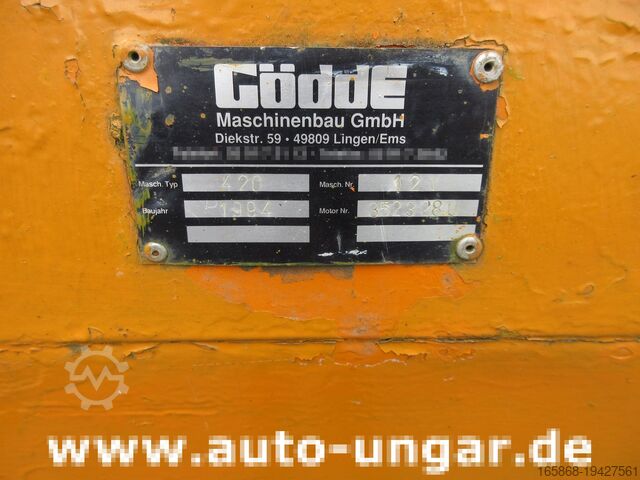 Maaiboot Gödde Mähboot O 420 T-Mähbalken + Seitenmäher
