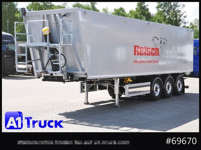 Naczepa wywrotka REISCH RHKS, Alu-Kippmulde 52m³, Kombitüren, Alufelgen, Liftachse,