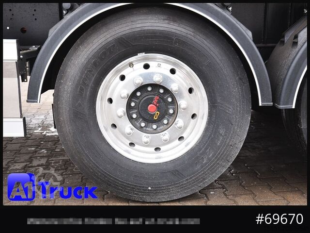 Tippsemitrailer REISCH RHKS, Alu-Kippmulde 52m³, Kombitüren, Alufelgen, Liftachse,