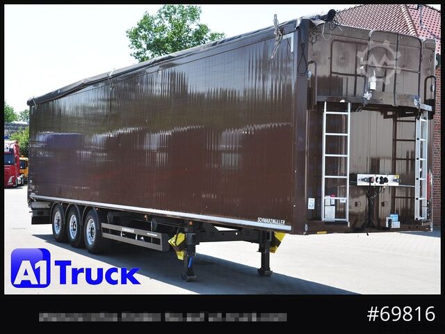 Naczepa z ruchomą podłogą SCHWARZMUELLER Vollalu, 90m³, 7620 Kg, Lift CF 8mm,