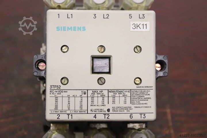 Schakelaar Siemens 3TF52