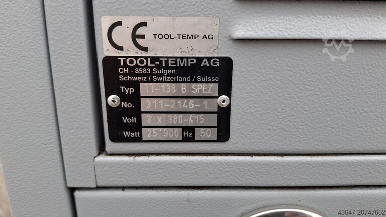 Liquid tempering unit, tool-temp 138 Tool-Temp TT138 B SPEZ