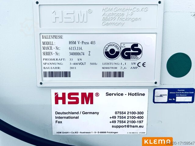 Balenpers HSM V-Press 403