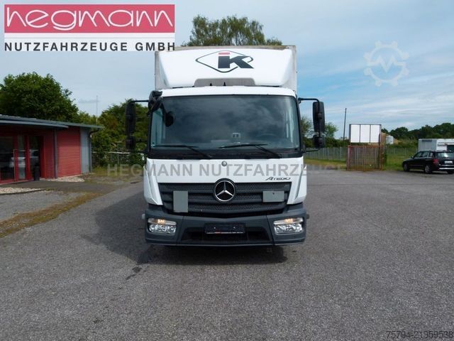 Camião plataforma com lona MERCEDES-BENZ Atego 818L, Pritsche Plane LBW, Klima, AHK, DE.