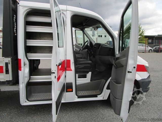 Pick-up varevogn MERCEDES-BENZ Sprinter 214 CDI EURO.6*Werkstattwagen+DOKA+AHK*