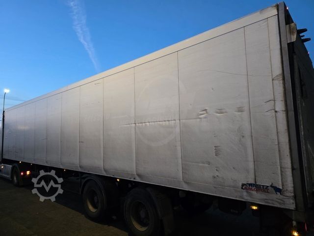Reefer semitrailer SCHMITZ CARGOBULL City Tiefkühler, 2. Achs drehbar, 3 to Ladebordw