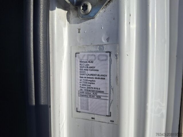 Skåpbil Mercedes-Benz ATEGO 1221 L - E6